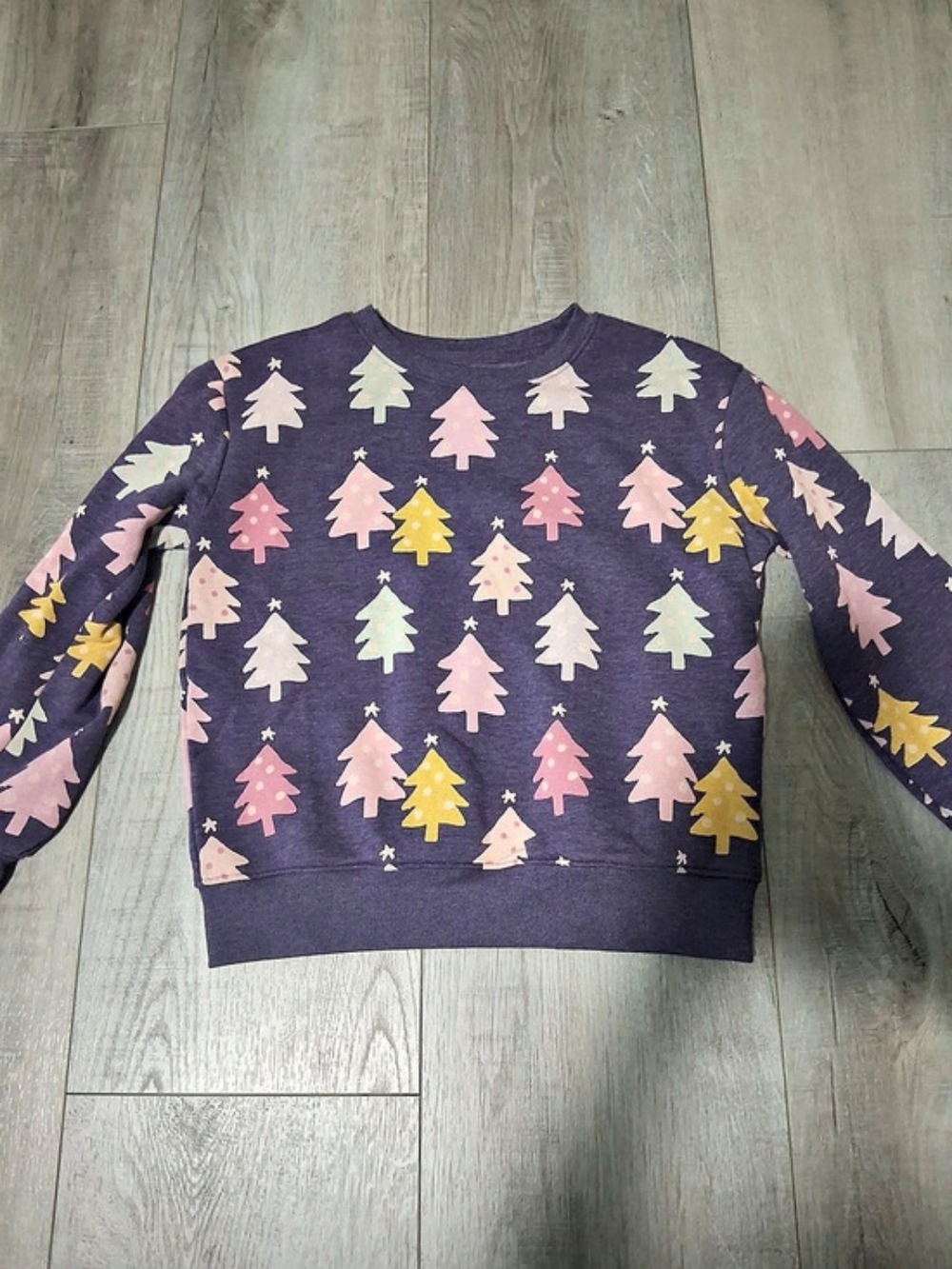 Jumping Beans Girls Size 8 Tree Print Sweatshirt Like New